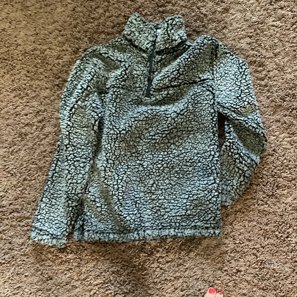 Boxercraft YL grey 3/4 zip